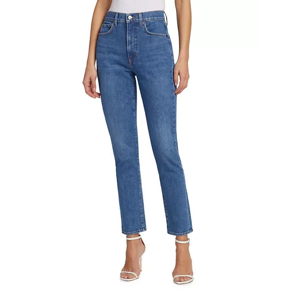 NWD Veronica Beard Alenah Slim Straight Jeans Size 26 Wanderer Dust #3D455